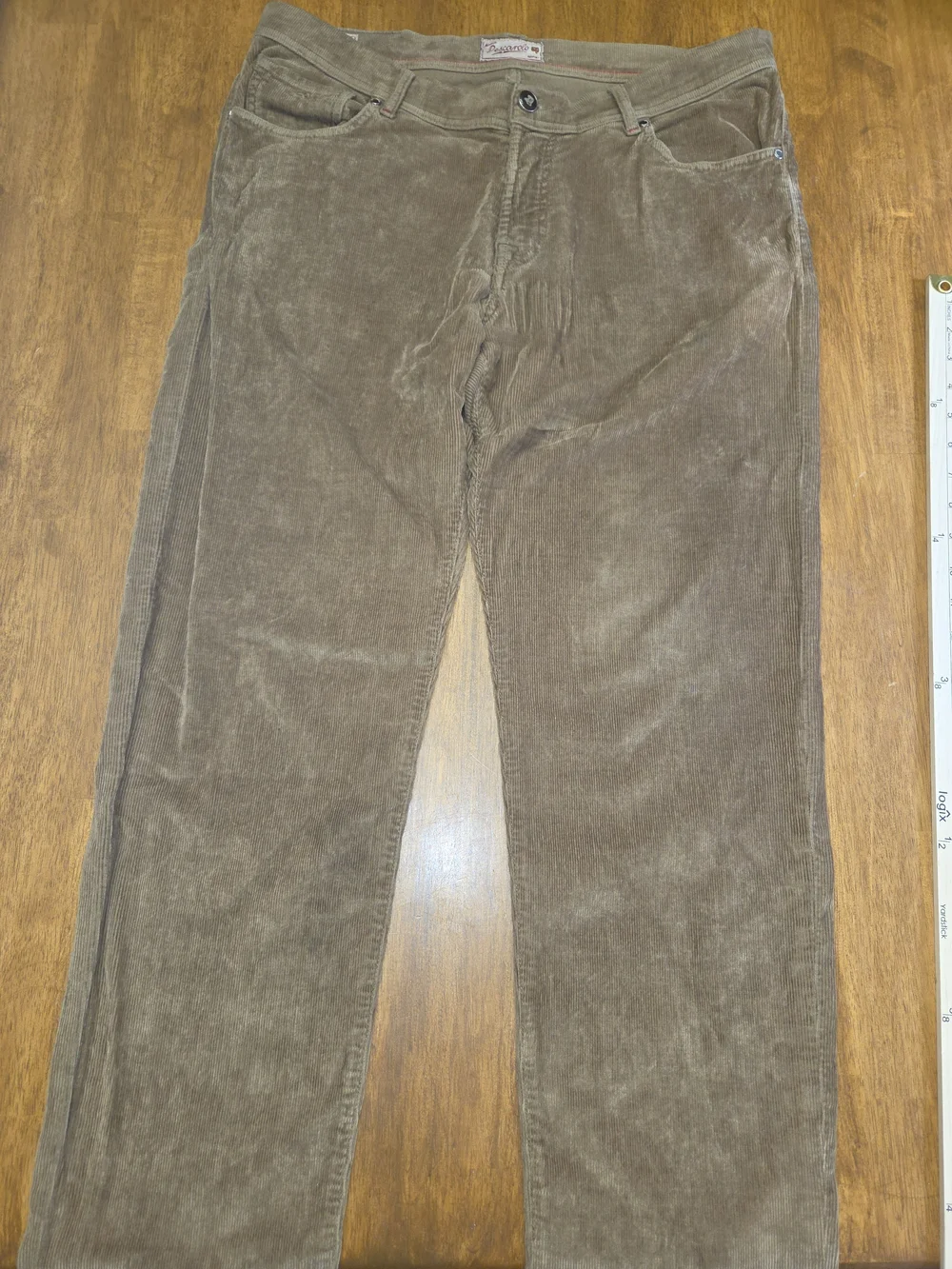 Marco Pescarolo Corduroy Pants-sz 34 Brown, 5 Pockets, Italian, No Keychain